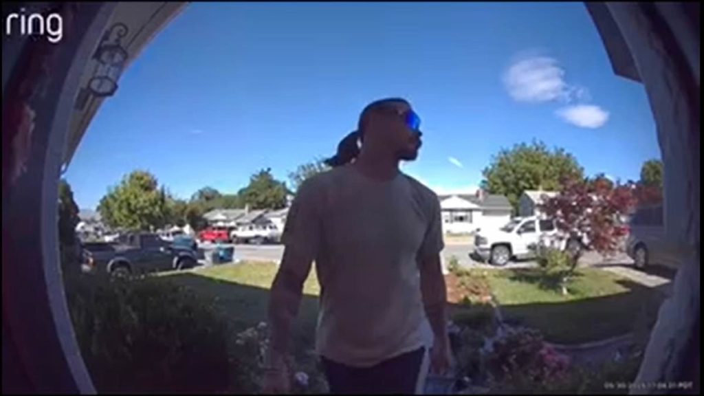 Doorbell footage emerges of father wanted for murder of daughters