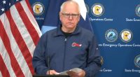 Emotional Tim Walz condemns 'unspeakable tragedy' of two lawmakers