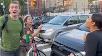 Entitled anti-ICE protesters block NYC woman from getting to work
