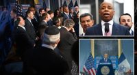 Eric Adams signs executive order adopting Holocaust remembrance group's definition of antisemitism
