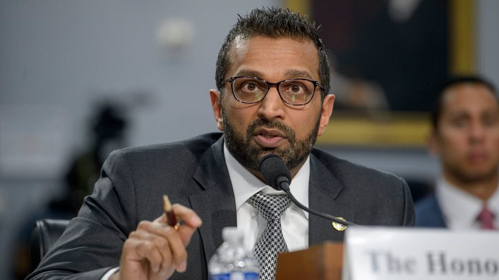 FBI director Kash Patel sues reporter for 'nightclub' smear