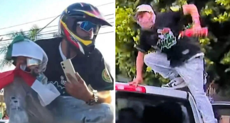 FBI searching for suspect who allegedly assaulted federal officer during anti-ICE riots in Los Angeles