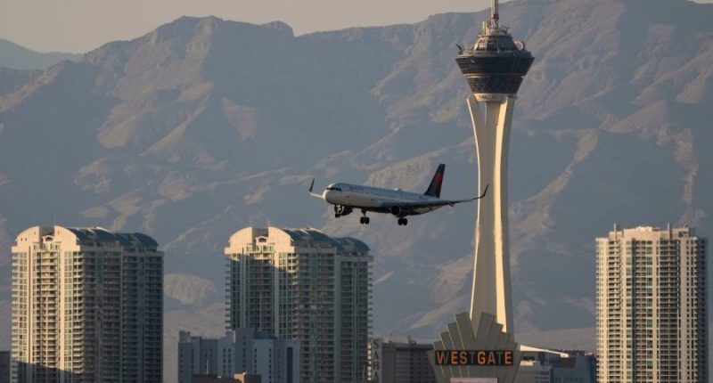 Flight diverted to Las Vegas over smoking engine
