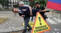 French President Emmanuel Macron wax statue is stolen by Greenpeace activists
