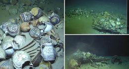 French shipwreck Camarat 4 found at record depth in 'remarkable discovery'