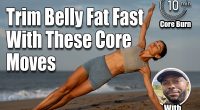 Female Athlete Performing a Side Plank Yoga Pose on a Beach at Holding vs. Moving: What Type of Core Workouts Trim Belly Fat Faster?