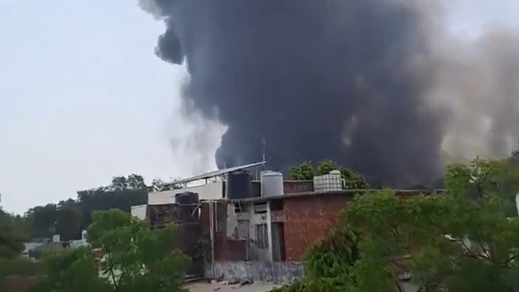 Horror as Gatwick-bound Air India jet crashes seconds after take-off