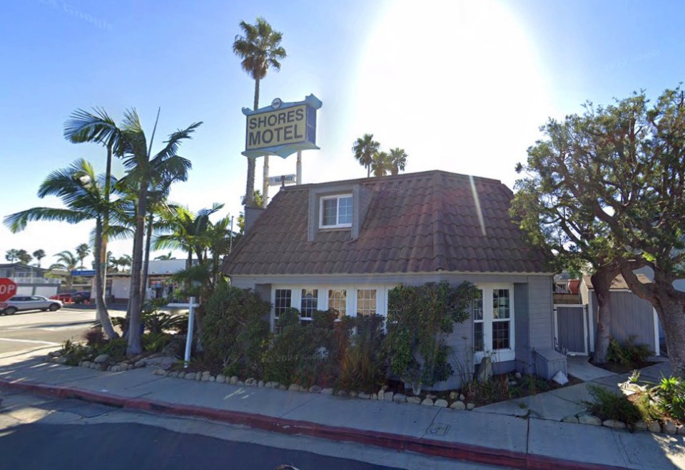 Shores Motel in Ventura, California.