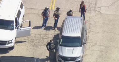 ICE agents descend on Dodger Stadium two weeks after LA riots