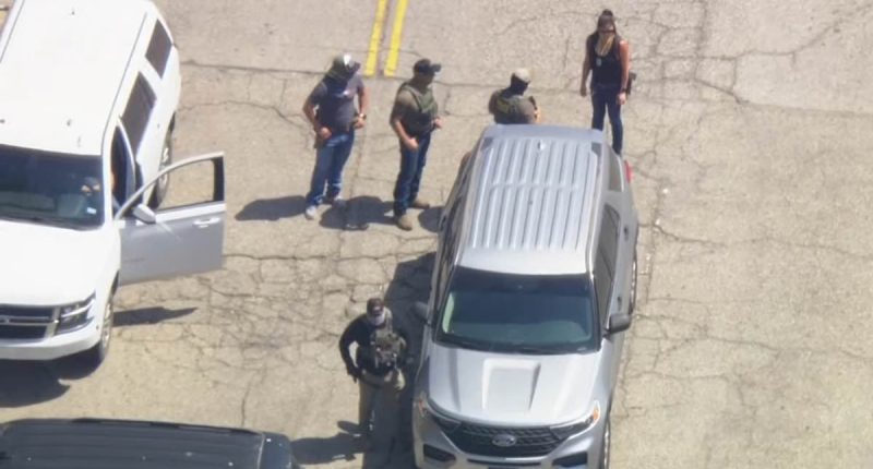 ICE agents descend on Dodger Stadium two weeks after LA riots