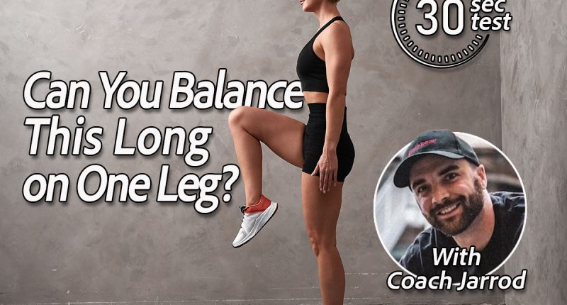 If You Can Balance on One Leg for This Long, Your Stability Is Exceptional