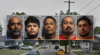 Illegal immigrant accused of peeping on girl as 4 other criminal immigrants caught living with suspect