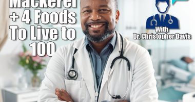 Medicine, doctor and black man with arms crossed at hospital with smile for support, service and wellness. Healthcare, professional and African expert with happiness and pride for career and surgery. This Cardiologist Swears By Mackerel and 4 Other Foods To Live to 100. Cover