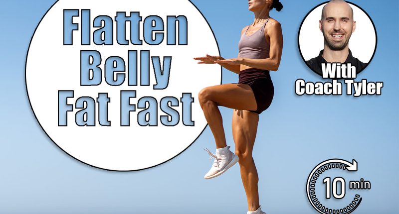 High Knees Workout by the Seaside. I’m a Coach, and These Are the 5 Exercises I Recommend for Belly Fat After 45. Cover
