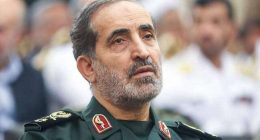 Portrait of Maj. Gen. Ali Shadmani, a senior Iranian general.