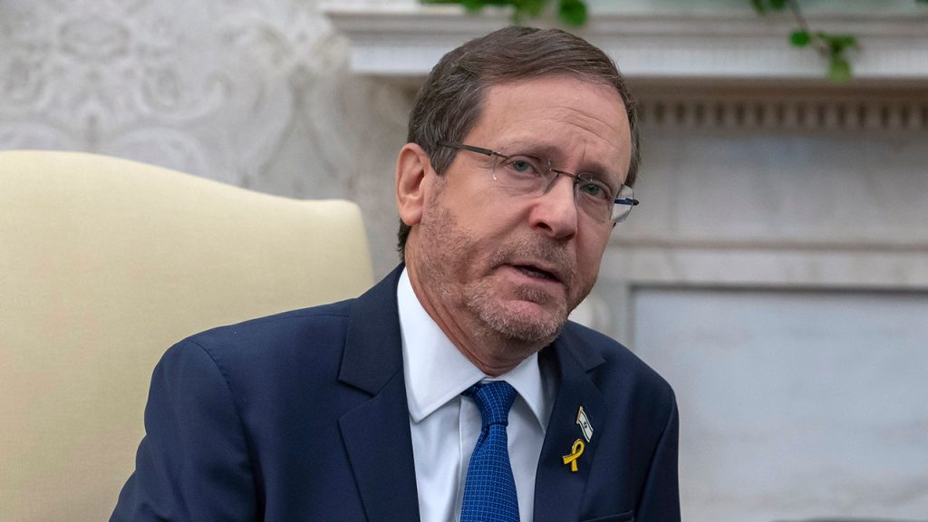 Israeli President Herzog: Israel 'not dragging' US into war with Iran