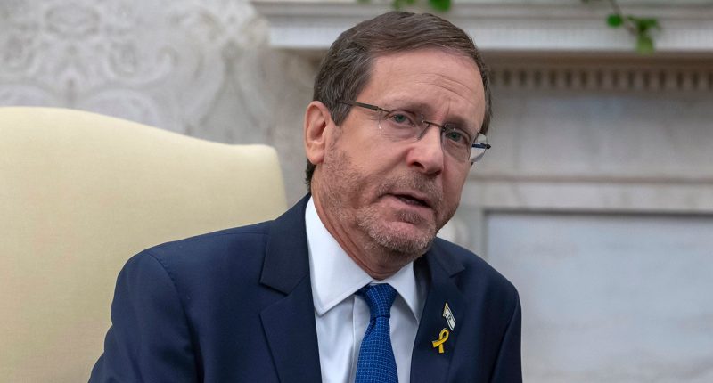 Israeli President Herzog: Israel 'not dragging' US into war with Iran