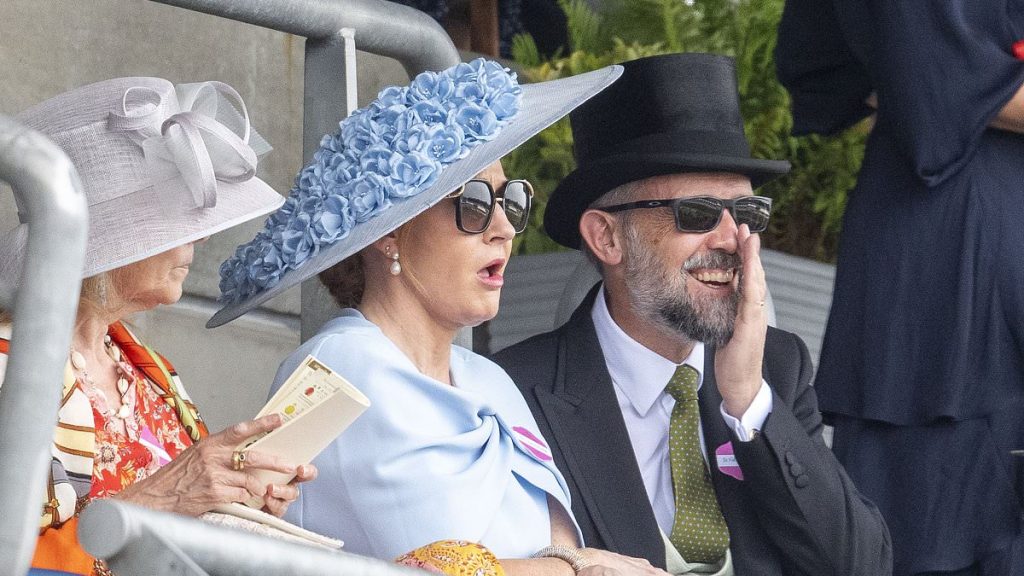 JK Rowling makes rare public appearance at Ascot with doctor husband