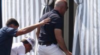 Jeff Bezos and Lauren Sanchez pictured in Venice ahead of wedding