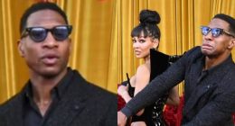 Jonathan Majors, Meagan Good stir buzz with their appearance at Hollywood Impact awards