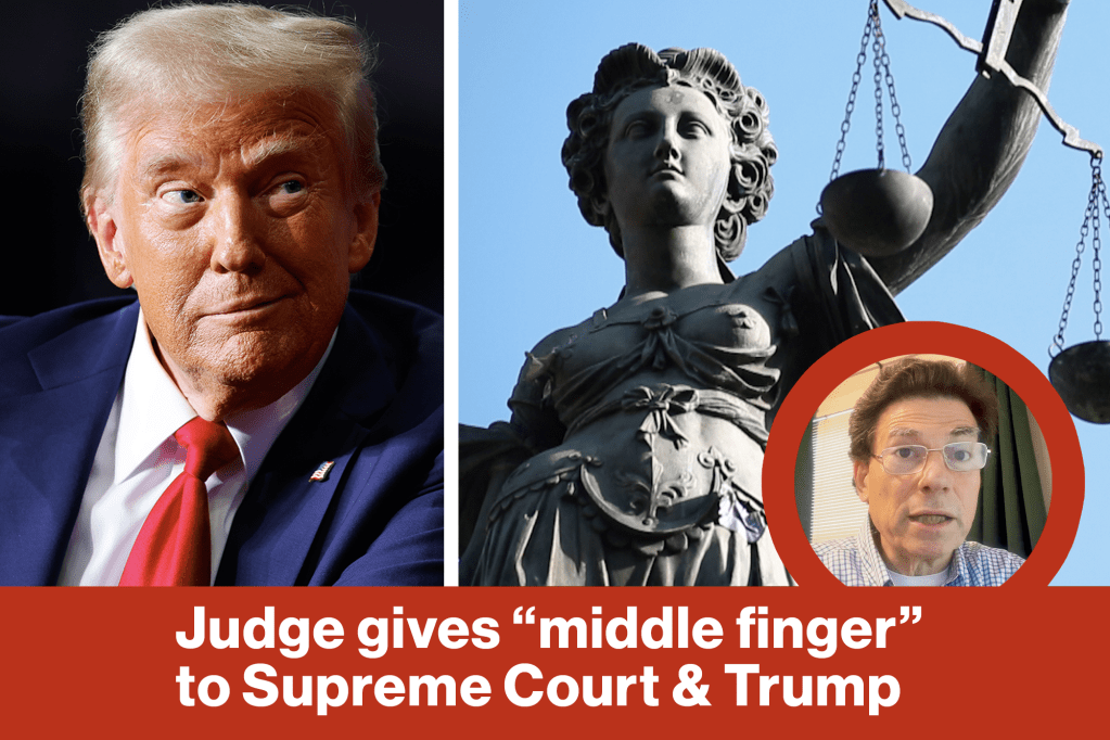 Judge gives ‘middle finger’ to Supreme Court & Trump | Reporter Replay (Video)