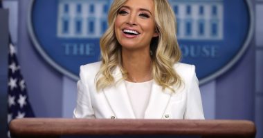 Kayleigh McEnany at White House press briefing.