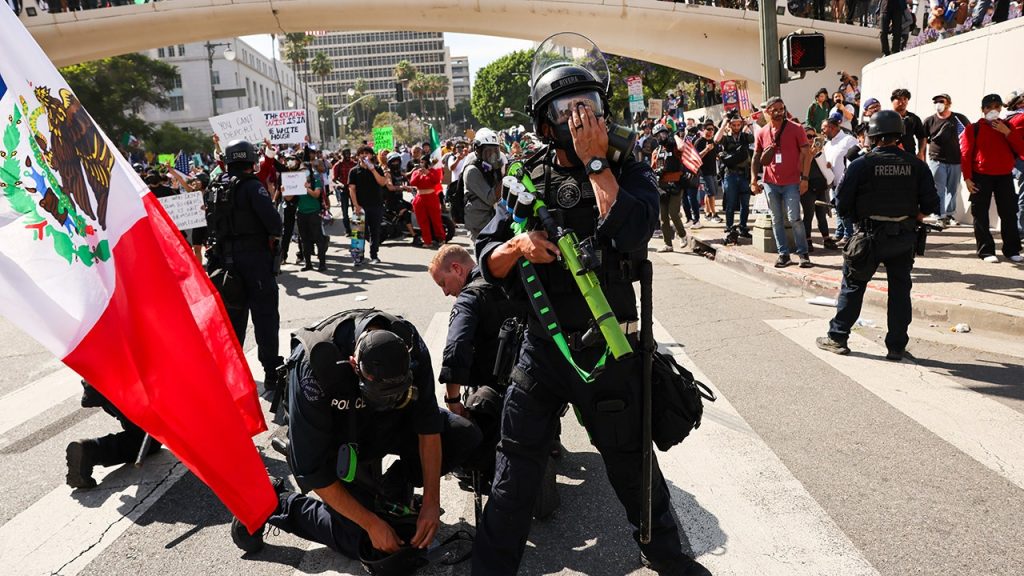 LA anti-ICE rioters face new charges as violence rages