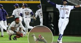 LSU clinches spot in College World Series final after Arkansas botches game
