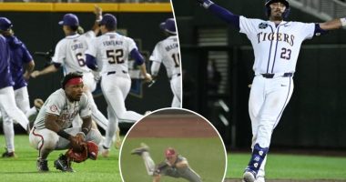 LSU clinches spot in College World Series final after Arkansas botches game