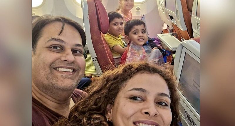 Last selfie of family of five who died in Air India plane crash while relocating from India to London  (Photos)