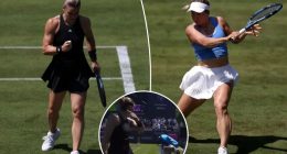 Maria Sakkari, Yulia Putintseva have heated post-match moment before Wimbledon