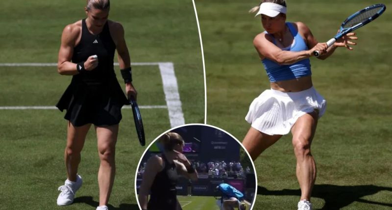 Maria Sakkari, Yulia Putintseva have heated post-match moment before Wimbledon