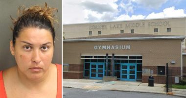 Married Florida math teacher, 32, accused of classroom sex with student during lunchtime