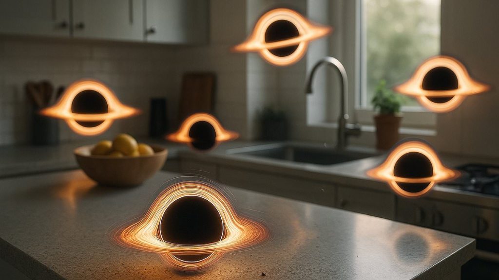 Mini black holes could be hiding in your HOME, scientists warn