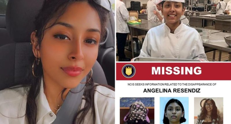 Missing Navy sailor Angelina Resendiz’s body found in woods after she disappeared from barracks; sailor detained in Virginia