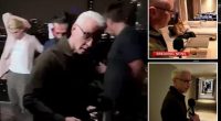 Moment CNN's Anderson Cooper forced to urgently evacuate set live on air during missile attack