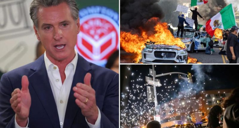 Newsom plans to sue Trump admin over National Guard deployment to LA even as LAPD chief admits cops are ‘overwhelmed’ by violent anti-ICE riots