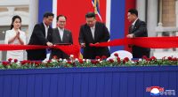 North Korea's Kim cuts tape at coastal tourist site; foreigners not yet welcome