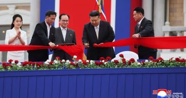 North Korea's Kim cuts tape at coastal tourist site; foreigners not yet welcome