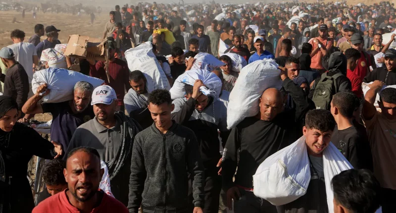 People in Gaza are thanking Trump for aid, leader of US-backed group says