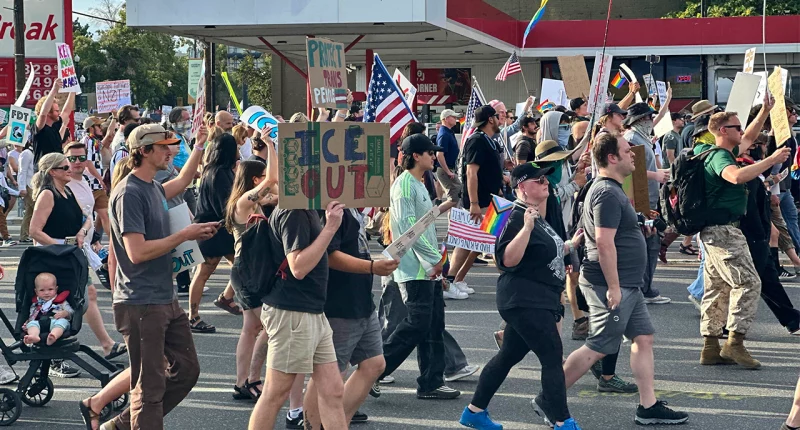 Person of interest in custody after shooting at 'No Kings' demonstration in Utah