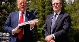 Donald Trump and Keir Starmer at the G7 Summit.
