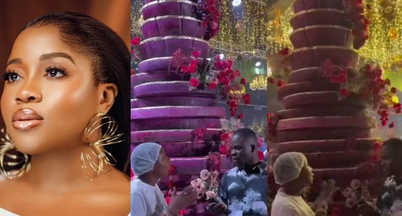 Price of Veeke James’  20ft birthday cake raises eyebrows
