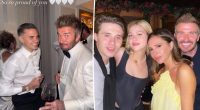 'Proud' Romeo Beckham gushes over dad David's knighthood as rift with brother Brooklyn continues