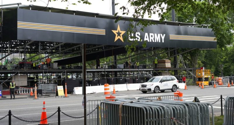 Rain, thunderstorms forecast for DC military parade