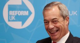 Nigel Farage, leader of the Reform UK party.