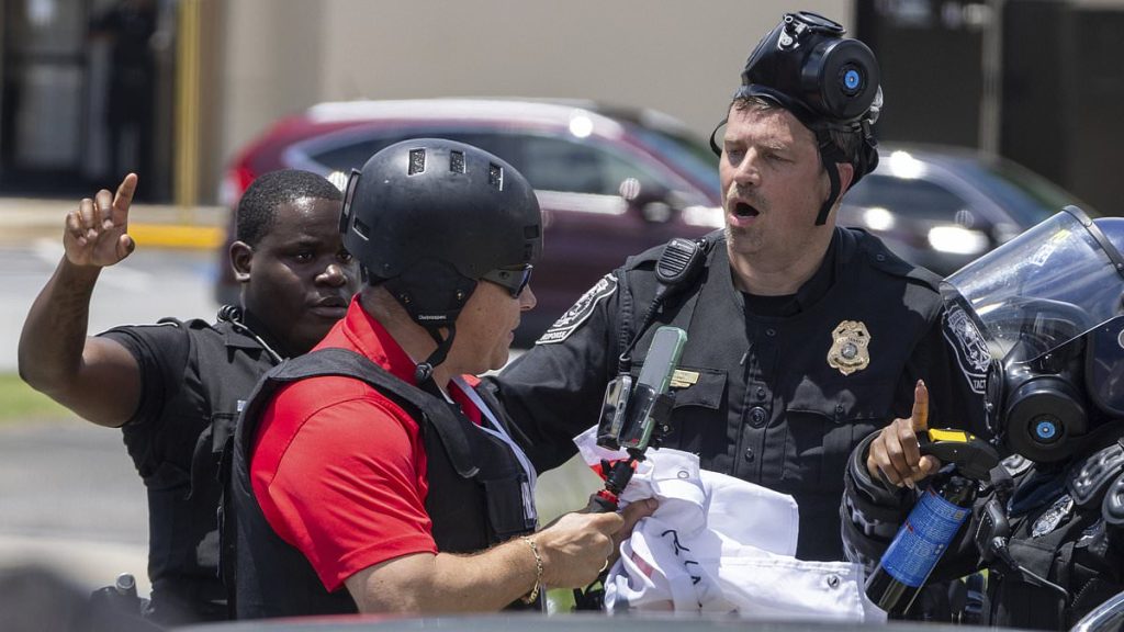 Reporter arrested by ICE while live-streaming from anti-Trump protest