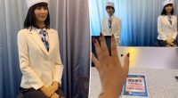 Robots replace hotel check-in staff and a tourist freaks out