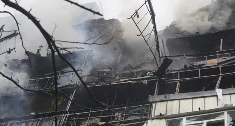 Russia hits Kharkiv with powerful drone attack as peace talks remain in limbo