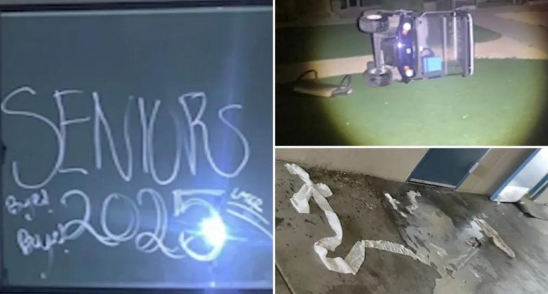 Senior prank at Malibu High School leaves trail of destruction